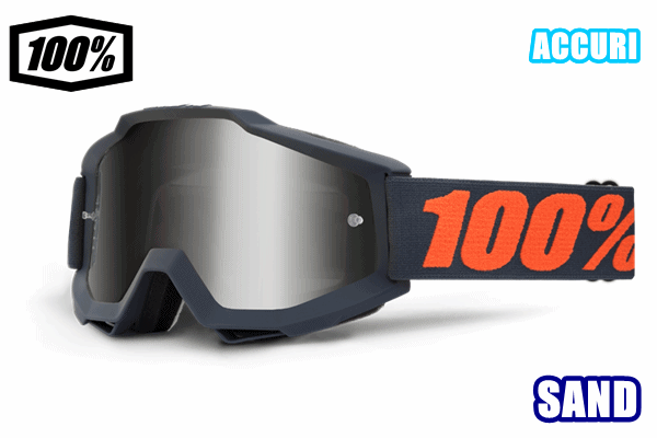 ~17SP 100% “ACCURI-SAND” ゴーグル GUNMETAL ~17SP 100% “ACCURI-SAND” ゴーグル GUNMETAL