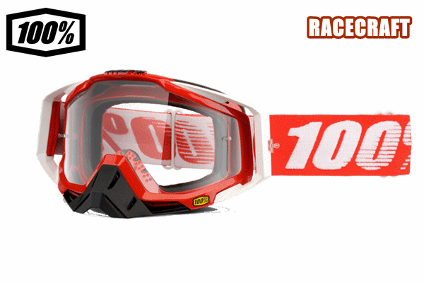 ~17SP 100% “RACECRAFT” ゴーグル FIRE RED ~17SP 100% “RACECRAFT” ゴーグル FIRE RED