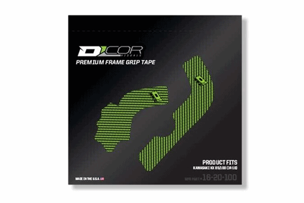 デカール D'COR フレームGRIPTAPE : グリーン【KX85/KX100 14〜19】 デカール D'COR フレームGRIPTAPE : グリーン【KX85/KX100 14〜19】