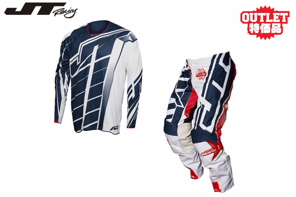 【OUTLET】14,800円 17 JT Racing “HYPERLITE BREAKER” 上下セット ネイビー/ホワイト/レッド 【OUTLET】14,800円 17 JT Racing “HYPERLITE BREAKER” 上下セット ネイビー/ホワイト/レッド