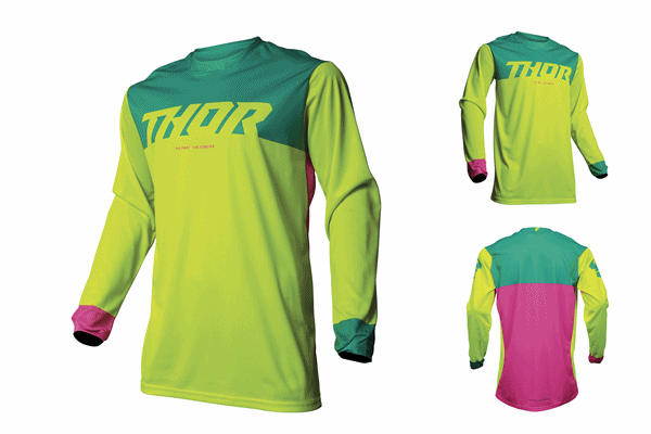 【2020モデル 一斉値下げ!!】 THOR “PULSE” MXジャージ:FACTOR アシッド/ティール 【2020モデル 一斉値下げ!!】 THOR “PULSE” MXジャージ:FACTOR アシッド/ティール
