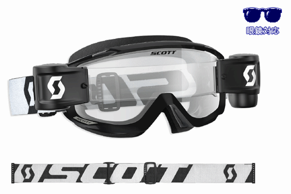 【DM掲載商品!】SCOTT 19モデル "SPLIT OTG"ロールオフ付き眼鏡対応 ゴーグル ブラック/ホワイト 【DM掲載商品!】SCOTT 19モデル "SPLIT OTG"ロールオフ付き眼鏡対応 ゴーグル ブラック/ホワイト