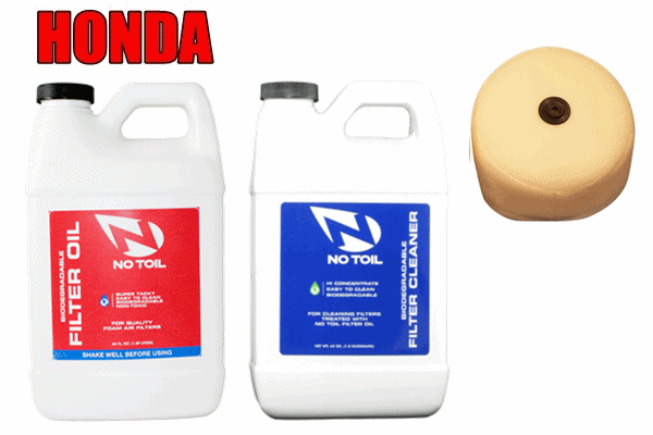 【3点セット】NO TOIL HONDA フィルター + レッドフィルターオイル + クリーナー 【3点セット】NO TOIL HONDA フィルター + レッドフィルターオイル + クリーナー