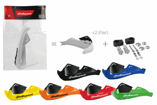 POLISPORT ハンドガード “EVOLUTION” STDマウントキット同梱 POLISPORT ハンドガード “EVOLUTION” STDマウントキット同梱
