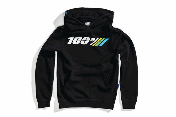 【ご予約受付中/キッズ】100% 19faモデル “MOTORRAD” パーカー ブラック 【ご予約受付中/キッズ】100% 19faモデル “MOTORRAD” パーカー ブラック