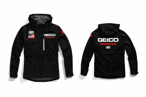 100% “GEICO/HONDA” 20モデル KAPPA TEAM ジャケット ブラック 100% “GEICO/HONDA” 20モデル KAPPA TEAM ジャケット ブラック