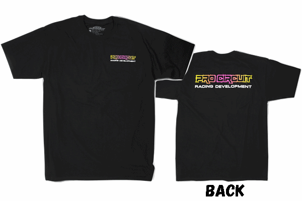 【NEW】PROCIRCUIT '19デザイン “RACING DEVELOPMENT” Tシャツ 【NEW】PROCIRCUIT '19デザイン “RACING DEVELOPMENT” Tシャツ