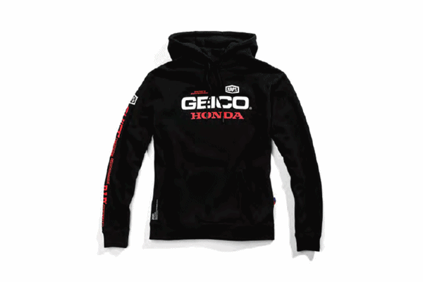 100% “GEICO/HONDA” 20モデル SALVO パーカー ブラック 100% “GEICO/HONDA” 20モデル SALVO パーカー ブラック