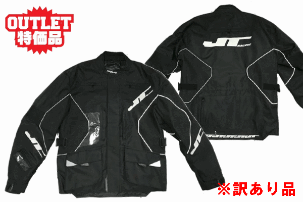 【訳あり品-C/1点限り】JT ENDURO ”SIX DAY”ジャケット:ブラック/ホワイト:Lサイズ 【訳あり品-C/1点限り】JT ENDURO ”SIX DAY”ジャケット:ブラック/ホワイト:Lサイズ