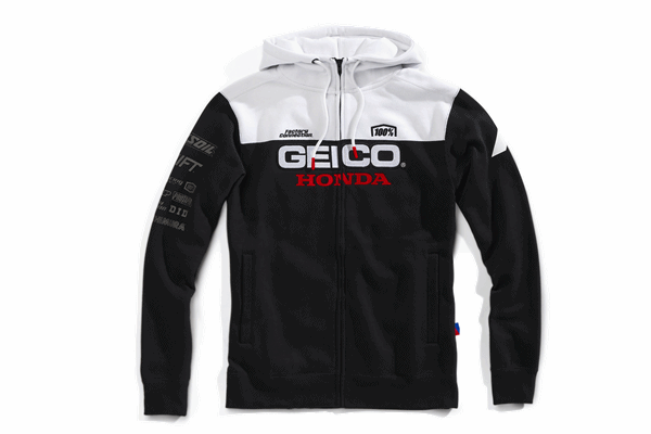 【入荷しました!】19年モデル 100% “GEICO/HONDA” TAILHOOK パーカー ブラック 【入荷しました!】19年モデル 100% “GEICO/HONDA” TAILHOOK パーカー ブラック