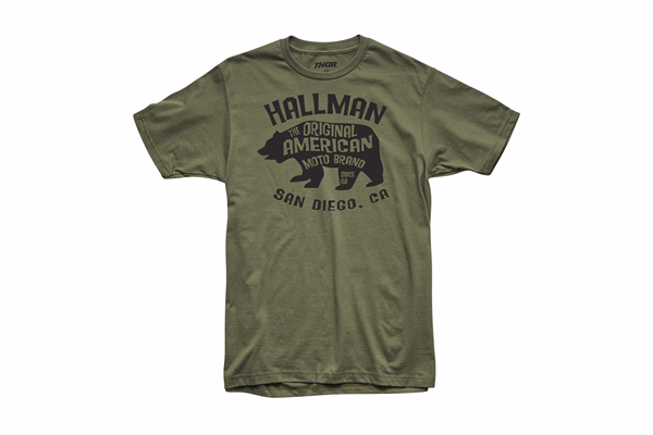 THOR 2019モデル HALLMAN Tシャツ “MERICA” グリーン THOR 2019モデル HALLMAN Tシャツ “MERICA” グリーン