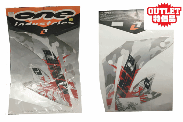 【アウトレット】2006デザイン ONEグラフィック SNOW CAMO 【車種:CRF250R/450R】 【アウトレット】2006デザイン ONEグラフィック SNOW CAMO 【車種:CRF250R/450R】