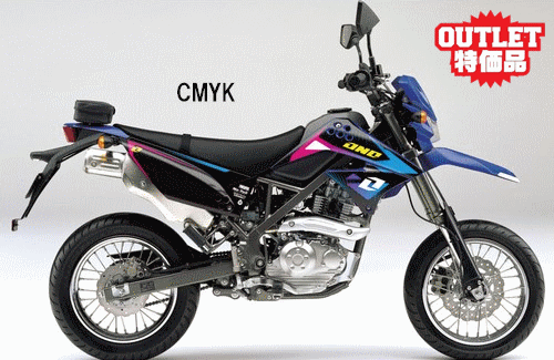 【OUTLET】ONE 10 CMYK カスタムグラフィック 【車種: KLX125/Dトラッカー】 【OUTLET】ONE 10 CMYK カスタムグラフィック 【車種: KLX125/Dトラッカー】