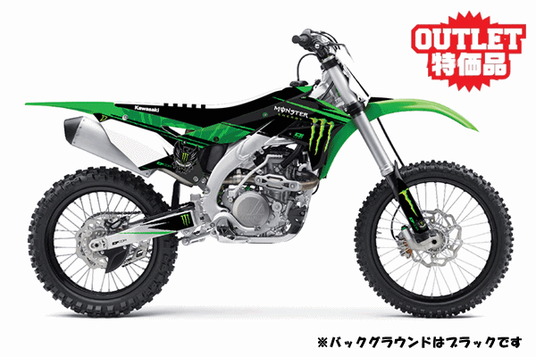 【アウトレット】D'COR '17 MONSTER グラフィックキット【KXF250】 【アウトレット】D'COR '17 MONSTER グラフィックキット【KXF250】