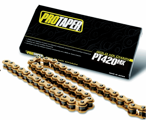 ★ プロテーパー PT420MXチェーン+タロン420前後スプロケット 3点セット ★ プロテーパー PT420MXチェーン+タロン420前後スプロケット 3点セット