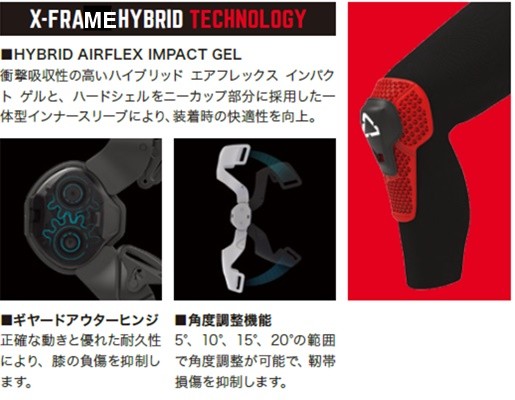 X-FRAME HYBRIDニーブレース ～ 