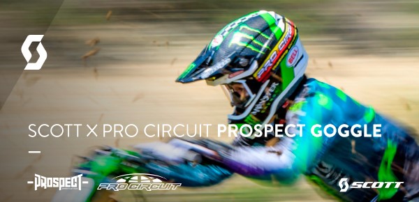 SCOTT × プロサーキット「コラボゴーグル」Prospect Pro Circuit Goggle